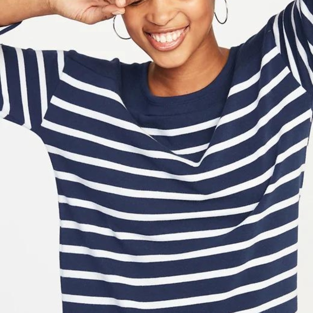 Old Navy Relaxed French-Terry Top for Women - Picture 4 of 5